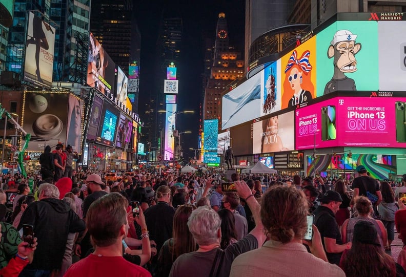 nftnyc art on billboards